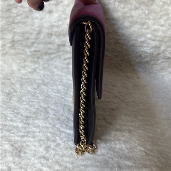 Ted Baker Colorblock Clutch with Gold Chain - Picture 9 of 11